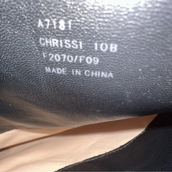 COACH CHRISSI  SIGNATURE leather BLACK MULTI TARTAN TALL BOOTS - Picture 8 of 8